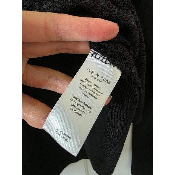 Rag and bone Black Knit Sweater Top XS - Picture 4 of 7